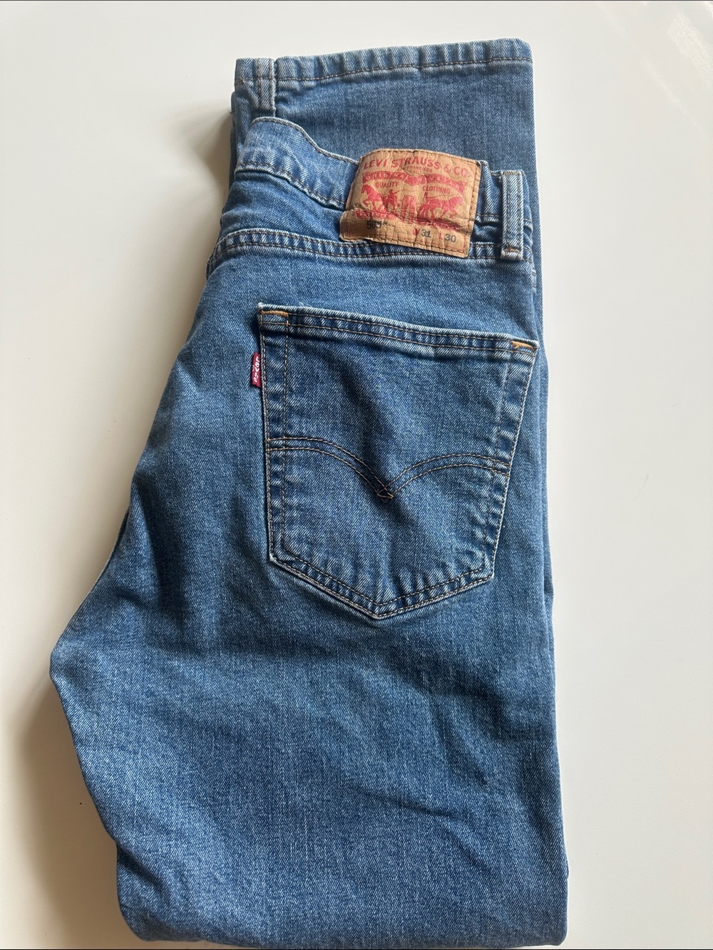 Levi's 505 Blue Denim Jeans - Picture 4 of 4